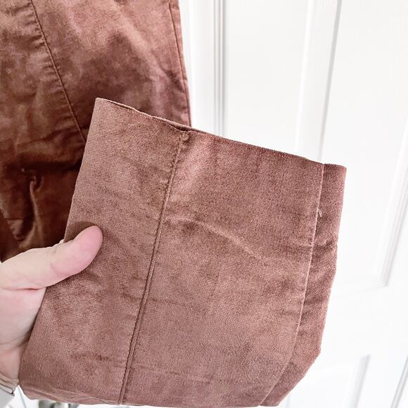 Anthropologie The Essential Velvet Slim Trousers - Picture 5 of 9